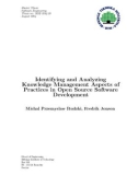 Identifying and Analyzing Knowledge Management Aspects of Practices in Open Source Software Development