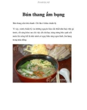 Bún thang ấm bụng