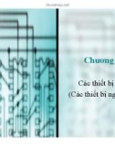 Bài giảng Kiến trúc máy tính - Chương 7: Các thiết bị I/O