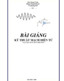 Bài giảng kỹ thuật mạch điện tử