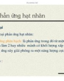 Bài giảng vật lý : Phản ứng hạt nhân part 2