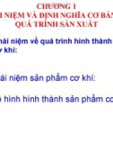 CHƯƠNG 1 KHÁI NIỆM VÀ ĐỊNH NGHĨA CƠ BẢN VỀ QUÁ TRÌNH SẢN XUẤT