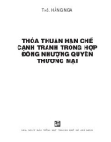 Hợp đồng nhượng quyền thương mại: Phần 1