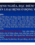 Bệnh học thủy sản : ĐỊNH NGHĨA, ĐẶC ĐIỂM VÀ PHÂN LOẠI BỆNH Ở ĐỘNG VẬT part 1