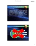 Bài giảng Kiến trúc máy tính và hợp ngữ: RAID - Huỳnh Tổ Hạp