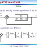 Bài giảng lý thuyết điều khiển tự động - Mô hình toán học, hệ thống điều khiển liên tục part 10