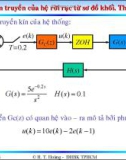 Bài giảng lý thuyết điều khiển tự động - Mô tả toán học hệ thống điều khiển rời rạc part 6