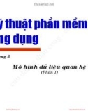 Bài giảng Kỹ thuật phần mềm ứng dụng: Chương 3 - ĐH Bách khoa Hà nội