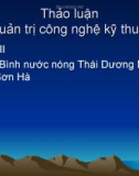 Đề tài: Bình nước nóng Thái Dương Năng của Sơn Hà