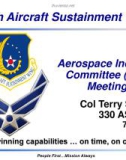 330th Aircraft Sustainment Wing Aerospace Industry Committee (AIC) Meeting phần 1