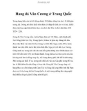 Hang đá Vân Cương ở Trung Quốc