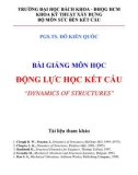 Bài giảng môn động lực học kết cấu