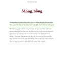 Móng hồng