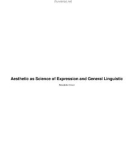 Book: Aesthetic as Science of Expression and General Linguistic