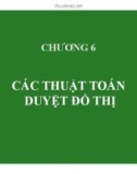 Bài giảng Lý thuyết đồ thị: Chương 6 - PGS.TS. Hoàng Chí Thành