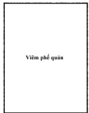 Tài liệu: Viêm phế quản