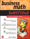 Ebook Business math demystified: A self-teaching guide - Part 1