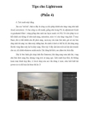 Tips cho Lightroom (Phần 4)