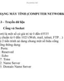 Bài giảng Mạng máy tính (Computer Network): Chương 3 - Lưu Đức Trung