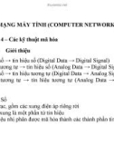 Bài giảng Mạng máy tính (Computer Network): Chương 4 - Lưu Đức Trung