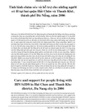 Tình hình chăm sóc và hỗ trợ cho những người có H tại hai quận Hải Châu và Thanh Khuê, thành phố Đà Nẵng, năm 2006