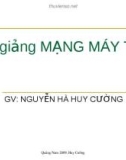 Bài giảng Mạng máy tính: Tổng quan về mạng máy tính - Nguyễn Hà Huy Cường