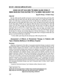 Đánh giá kết quả điều trị bệnh quanh răng ở bệnh nhân đái tháo đường týp 2 tại Bệnh viện Quân y 103