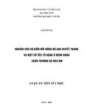 Luận án Tiến sĩ Y học: Nghiên cứu sự biến đổi nồng độ adh huyết thanh và một số yếu tố nặng ở bệnh nhân chấn thương sọ não kín