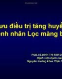 Bài giảng Tối ưu điều trị tăng huyết áp ở bệnh nhân lọc màng bụng - PGS.TS Đinh Thị Kim Dung