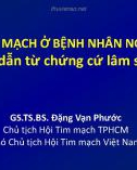 Bảo vệ tim mạch ở bệnh nhân nguy cơ cao chỉ dẫn chứng cứ lâm sàng - GS.TS.BS. Đặng Vạn Phước