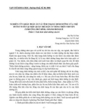 Nghiên cứu khẩu phần ăn và tình trạng dinh dưỡng của trẻ dưới 5 tuổi tại một quần thể dân cư sống trên thuyền ở phường Phú Bình, thành Phố Huế