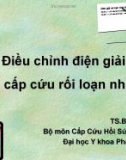 Bài giảng Điều chỉnh điện giải trong cấp cứu rối loạn nhịp tim - TS.BS Đỗ Quốc Huy