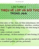 Bài giảng Ngôn ngữ lập trình Java: Chương 2 - TS. Phan Nguyên Hải