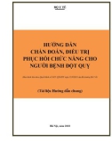 Hướng dẫn chẩn đoán, điều trị phục hồi chức năng cho người bệnh đột quỵ (Tài liệu Hướng dẫn chung)