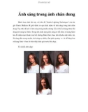 Ánh sáng trong các ảnh chân dung