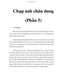 Chụp ảnh chân dung - Phần 5