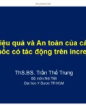 Bài giảng Hiệu quả và an toàn của các thuốc có tác động trên incretin