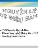 Bài giảng Nguyên lý hệ điều hành – ThS. Nguyễn Quỳnh Hoa