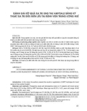 Đánh giá kết quả xạ trị ung thư amydale bằng kỹ thuật xạ trị điều biến liều tại bệnh viện Trung ương Huế