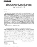 Đánh giá kết quả phẫu thuật nội soi trong điều trị sỏi đường mật chính ngoài gan có chụp cộng hưởng từ