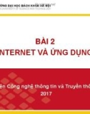 Bài giảng Nhập môn công nghệ thông tin và truyền thông: Bài 2 - Viện Công nghệ thông tin và truyền thông (ĐH Bách khoa Hà Nội)