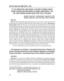 Tỷ lệ viêm phổi liên quan thở máy ở bệnh nhân chấn thương sọ não nặng tại Bệnh viện Quân y 103 và tính kháng kháng sinh của các vi khuẩn