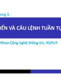 Bài giảng Nhập môn lập trình: Chương 3 - Trường Đại học Ngoại ngữ - Tin học, TP.HCM