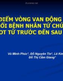 Bài giảng Đặc điểm vòng van động mạch phổi bệnh nhân tứ chứng Fallot từ trước đến sau sanh