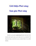 Giới thiệu Phơi sáng: Tam giác Phơi sáng