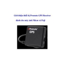 Giới thiệu thiết bị Promote GPS Receiver dành cho máy ảnh Nikon và Fuji