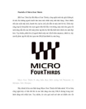 Tìm hiểu về Micro Four Thirds