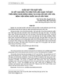 Khảo sát tần suất mắc và kết quả điều trị viêm phổi liên quan thở máy trên bệnh nhân bỏng nặng tại Khoa Hồi sức cấp cứu, Bệnh viện Bỏng Quốc gia Lê Hữu Trác