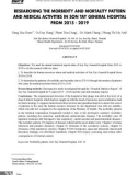 Nghiên cứu mô hình bệnh tật, tử vong và hoạt động khám chữa bệnh tại Bệnh viện Đa khoa Sơn Tây từ 2015-2019