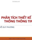 Bài giảng Phân tích thiết kế hệ thống thông tin: Chương 4 - Phan Hồ Duy Phương